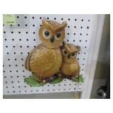 VTG MID CENTURY MODERN OWL WALL HANGING