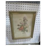 FRAMED STILL LIFE FLORAL PRINT