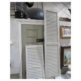 (2) OLD WOOD SHUTTERS