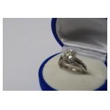 8.3 GR PLATINUM 2.04 CT DIAMOND RING SIZE 7