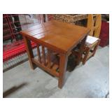 SOLID WOOD MISSION OAK STYLE TABLE
