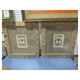 PAIR ORNATE FRAMED URN PICTURES