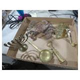COLL. BRASS ITEMS - CRAB, BOTTLE OPENER & MISC