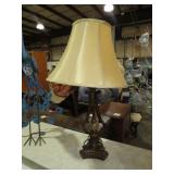 ORNATE TABLE LAMP W/ SHADE