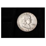 1954 D FRANKLIN HALF DOLLAR 90%