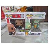 (2) FUNK POP FIGURES - WWE & SOLAR OPPOSITES NIB