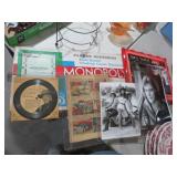 COLL. MONOPOLY,MOVIE STAR PHOTOS, CHEVY 45 ADV.