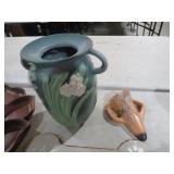 ROSEVILLE WALL POCKET & VASE