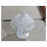WESTMORELAND MILKGLASS "DELLA ROBBICA" CANDY DISH