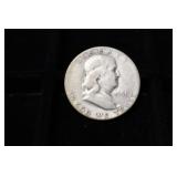 1951 S FRANKLIN HALF DOLLAR 90%