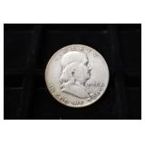 1950 D FRANKLIN HALF DOLLAR 90%