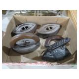 COLL. CAST IRON SAD IRONS