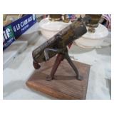 METAL & BRASS RAPID FIRE CANNON CAP GUN