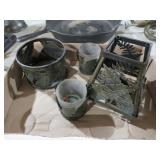 ORNATE METAL CANDLEHOLDERS