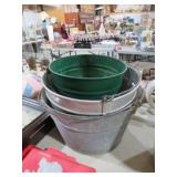 COLL. METAL & GALVANIZED BUCKETS