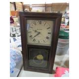 BULOVA  HANGING CLOCK W/ PENDULUM