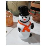 MURANO ART GLASS SNOWMAN