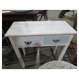 PAINTED WOOD 2 DWR TABLE