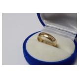 3.1 GRAM 14K GOLD BAND SIZE 6.75