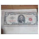 1963 $5 RED SEAL NOTE