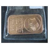 .999 FINE COPPER BUFFALO IGNOT