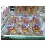 (6)WINNIE THE POOH FOR PRESIDENT GLASSES