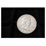 1952 S FRANKLIN HALF DOLLAR 90%
