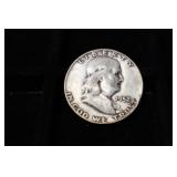 1952 D FRANKLIN HALF DOLLAR 90%