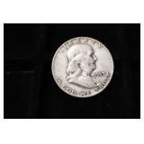 1953 D FRANKLIN HALF DOLLAR 90%