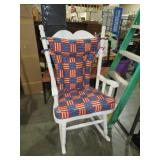 PAUL BUNYON STYLE  PAINTED AMERICAN FLAG ROCKER