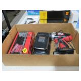 CORDLESS DRILL & 46 PC SOCKET WRENCH SET