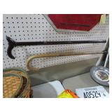 (2) OLD WOOD WALKING CANES
