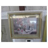 GOLD ORNATE FRAMED STILL LIFE PRINT