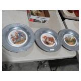 GREAT AMERICAN REVOLUTION1776 PEWTER PLATS