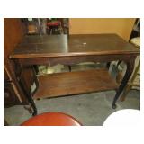 VTG SOLID WOOD TIERED ENTRY/SOFA TABLE