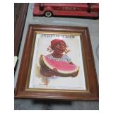 FRAMED BLACK AMERICANA PICTORIAL REVIEW