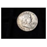 1961 D FRANKLIN HALF DOLLAR 90%