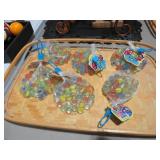 (6) BAGS OF MARBLES