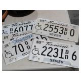COLLECTION OF TENN LICENSE PLATES