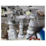 3 PC. CANDLE STANDS