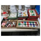 ALL GLASS CHRISTMAS ORNAMENTS