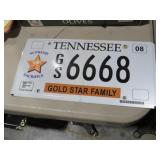 GOLS STAR FAMILY LICENSE PLATE
