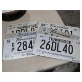 COLLECTION OF LICENSE PLATES