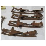 (2) PAIR OF VINTAGE ICE SKATES