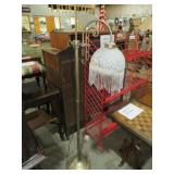 FROSTED GLASS HANGING TASSELS FLOOR LAMP
