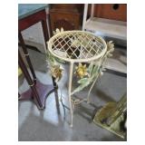 METAL ORNATE PLANTSTAND TABLE