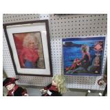 NEVER OPENED DOLLY PARTON ALBUM & 16X20 PICTURE