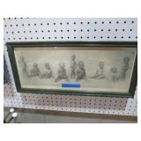 BLACK AMERICANA FRAMED PICTURE