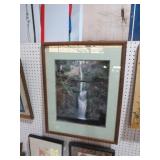 FRAMED WATERFALL PICTURE