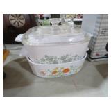 VTG CORNINGWARE CASSEROLE DISHES